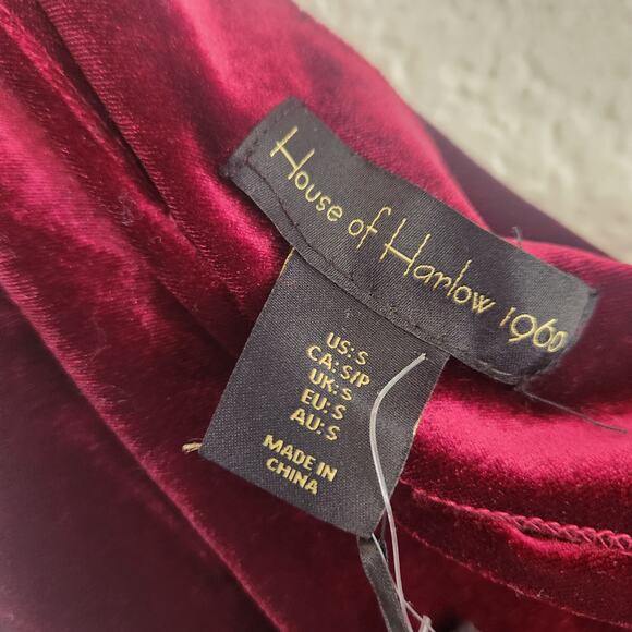 House of Harlow 1960 Women's Size Small One Shoulder Red Sheath Dress NWT - Picture 8 of 9